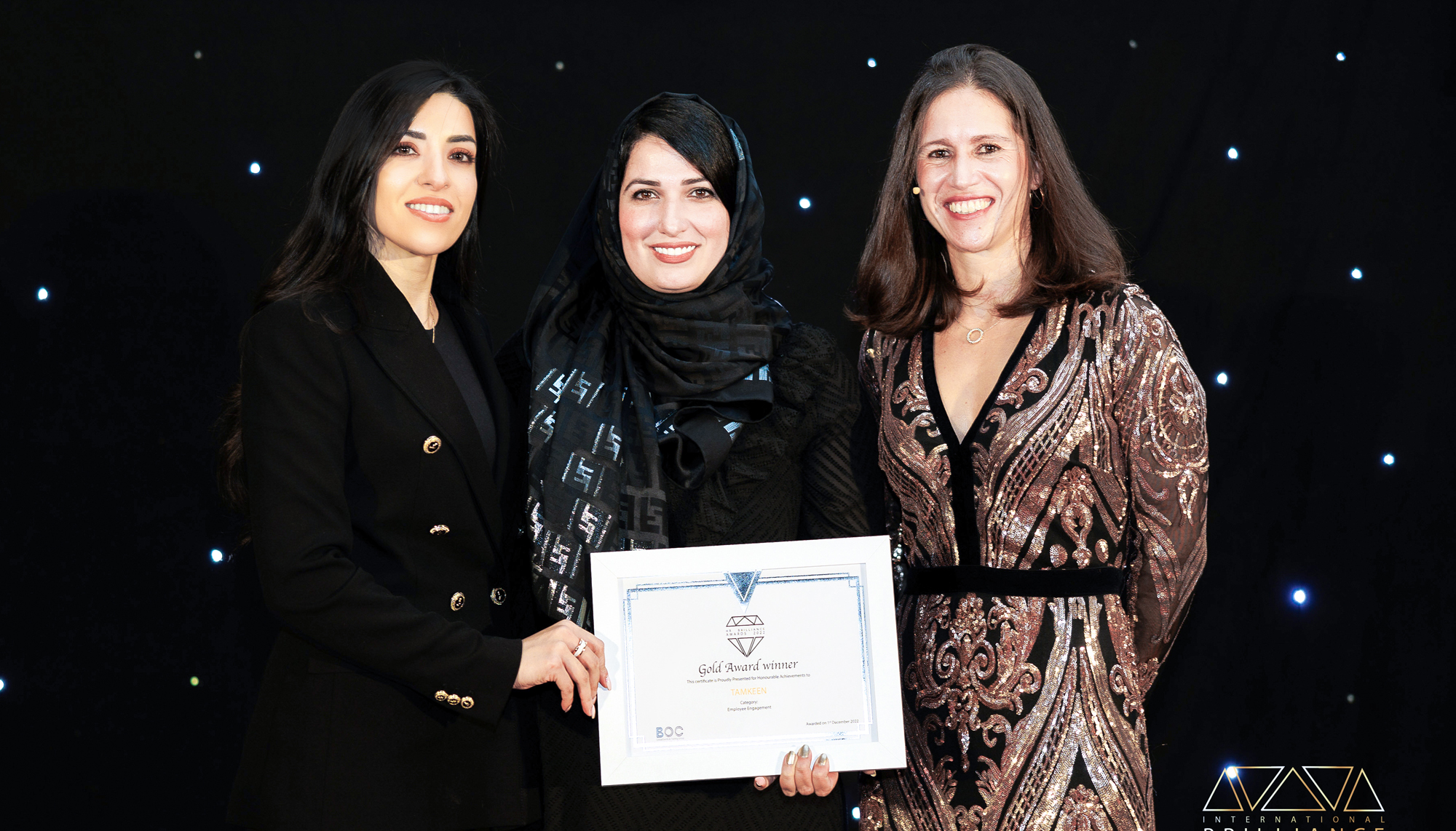 تمكين تحصد جائزتين عالميتين ضمن تصنيف الفئة الذهبية في مجال الموارد البشرية من    HR Brilliance Awards