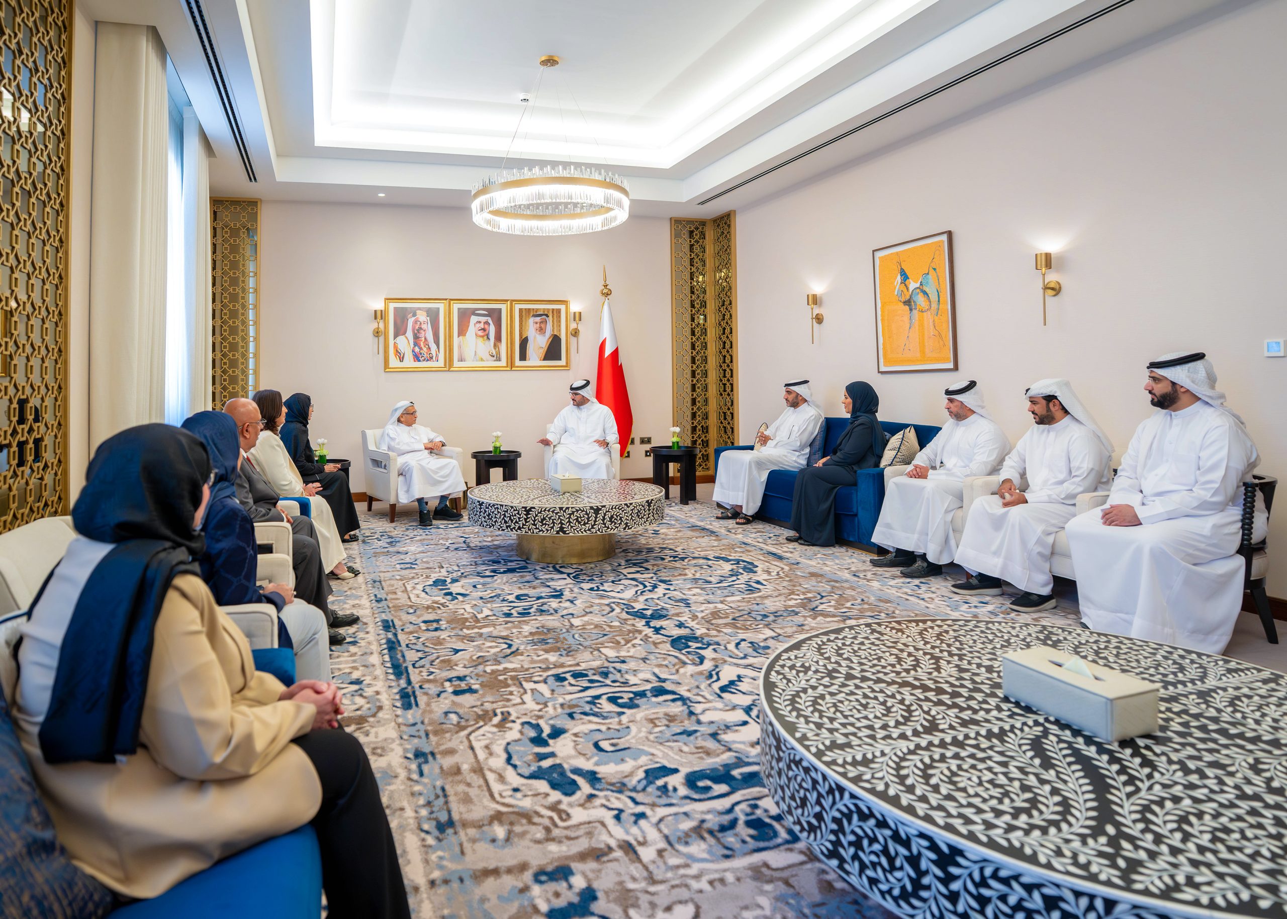 His Highness Shaikh Isa bin Salman bin Hamad Al Khalifa issues directives to launch initiatives and programmes to develop and train national talent in the healthcare sector